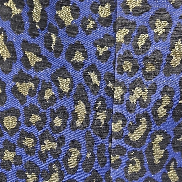 Anne Klein Vintage Long Sleeve  Animal Print Metallic Open Jacket XL - Picture 8 of 15